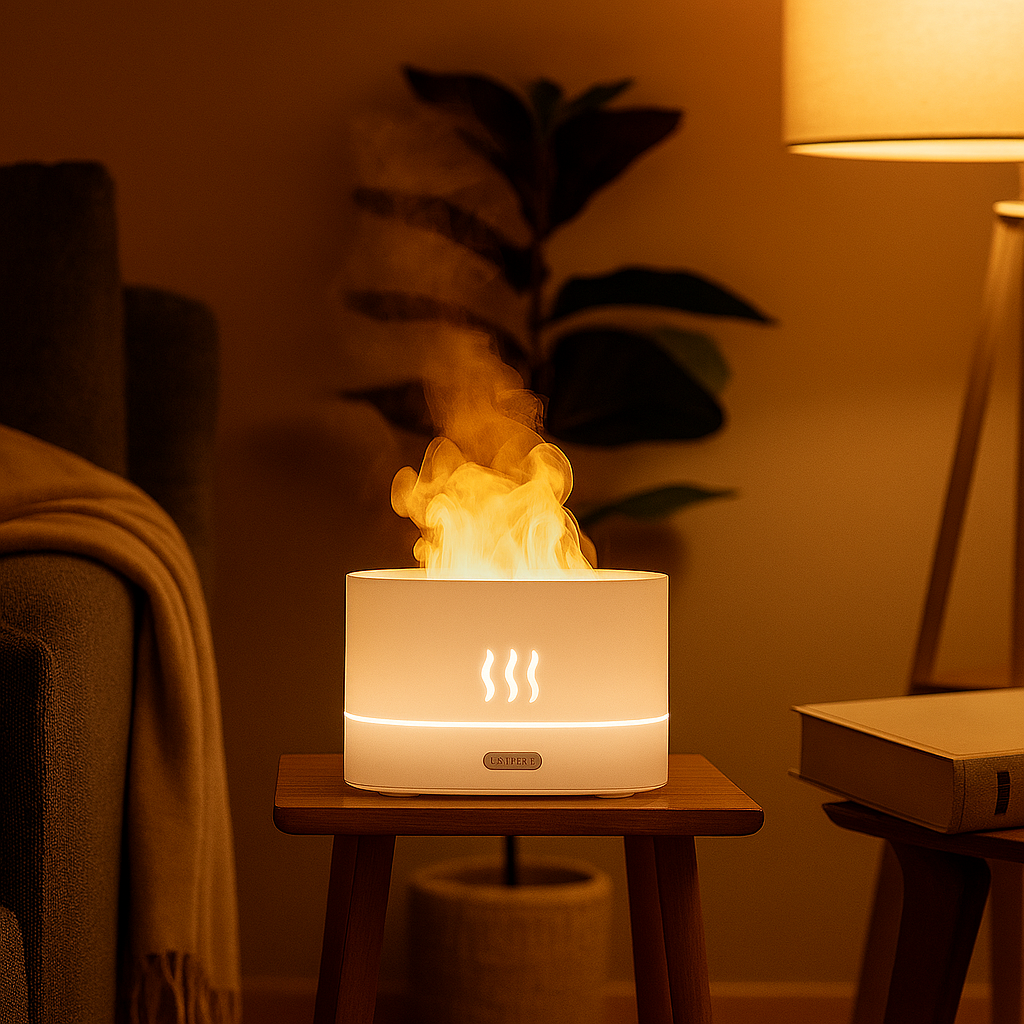 Flame humidifier