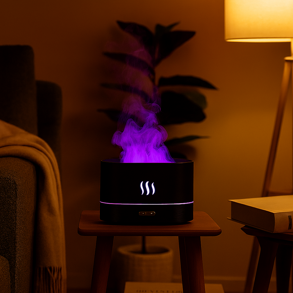 Flame humidifier