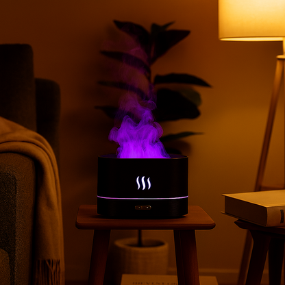 Flame humidifier
