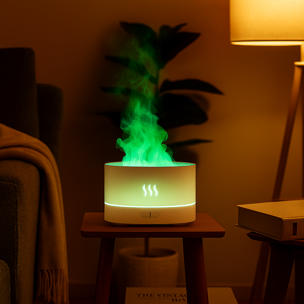 Flame humidifier