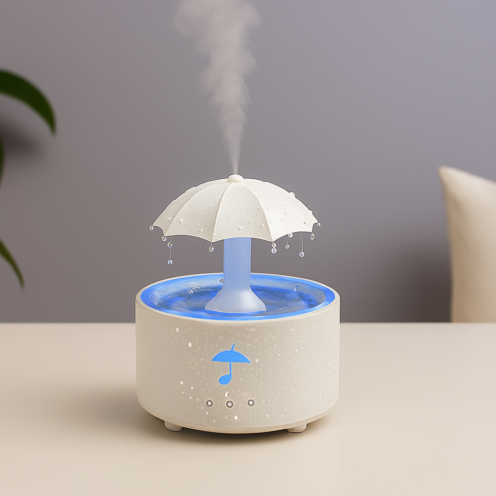 Relaxing rain humidifier,