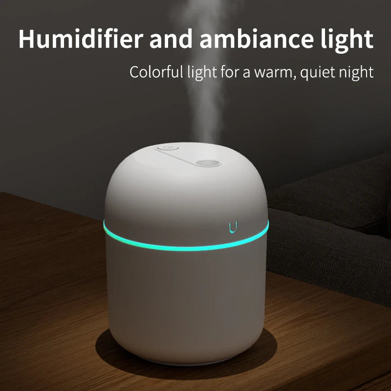 USB Air Humidifier Mini Fog Household Small Desktop Humidifier Intelligent Car Aromatreatment Machine
