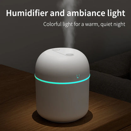 USB Air Humidifier Mini Fog Household Small Desktop Humidifier Intelligent Car Aromatreatment Machine