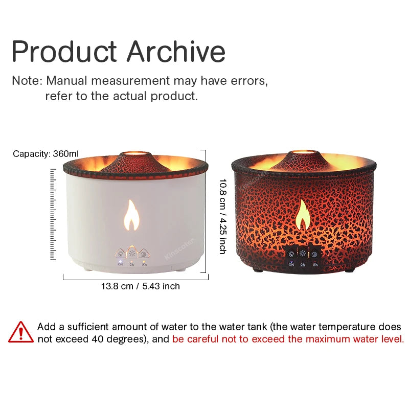 Jellyfish Smoke Ring Aroma Diffuser Creative Volcanic Air Humidifier Essential Oil Aromatherapy for Home Office