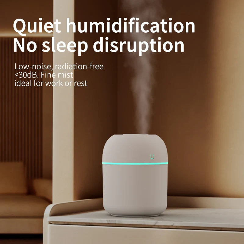 USB Air Humidifier Mini Fog Household Small Desktop Humidifier Intelligent Car Aromatreatment Machine